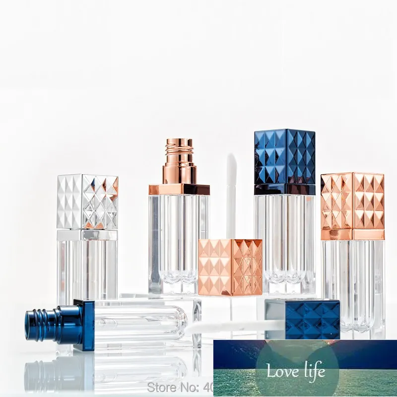 Leere klare Lipgloss-Flasche aus Kunststoff, Lippenstifthülsen, Kosmetikbehälter, nachfüllbare Verpackungsbehälter, Lipgloss, 30 Stück/Lot
