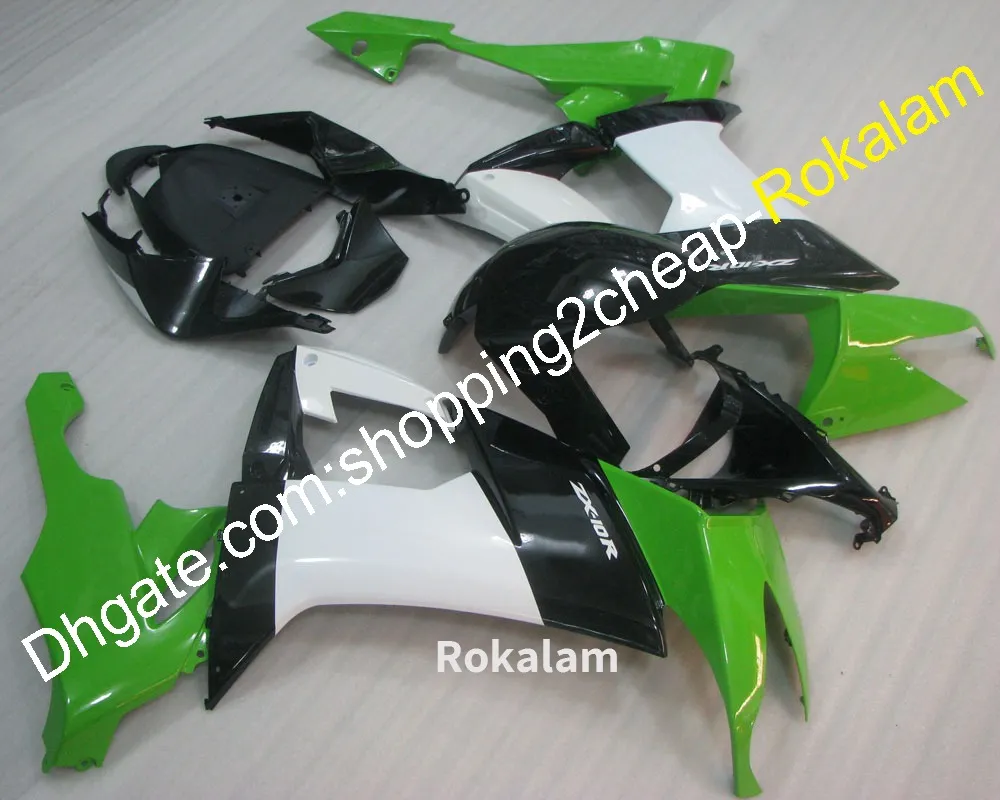 Moda Kaplamaları ZX10R 2009 2009 Kawasaki 2010 için ZX-10R 08 09 10 ZX 10R Sportbike Üstyapı Komple Fairing (Enjeksiyon Kalıplama)