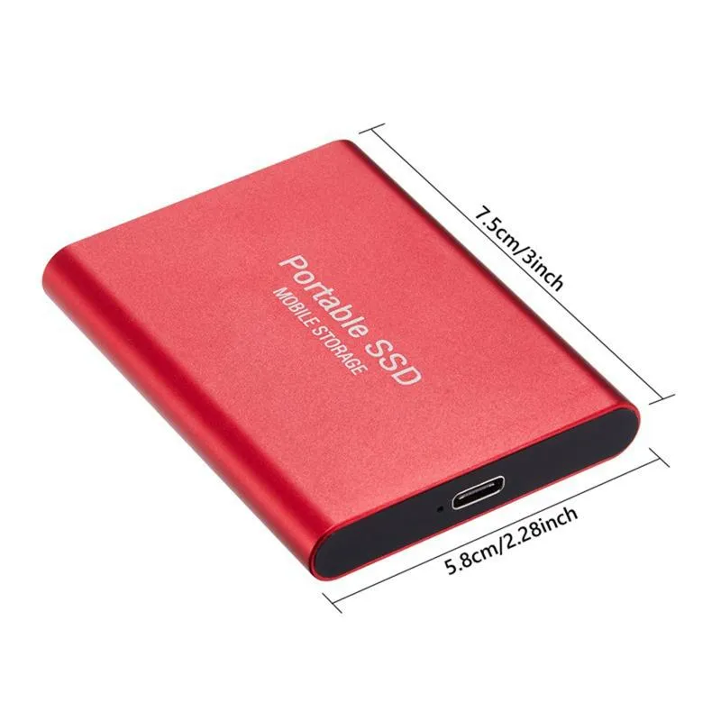 Disque Dur Externe SSD Portable, USB Type-C 3.1, Haute Vitesse, 4 To, 1 To, 2  To, pour Ordinateur de Bureau, Ordinateur Portable, Smartphone - AliExpress