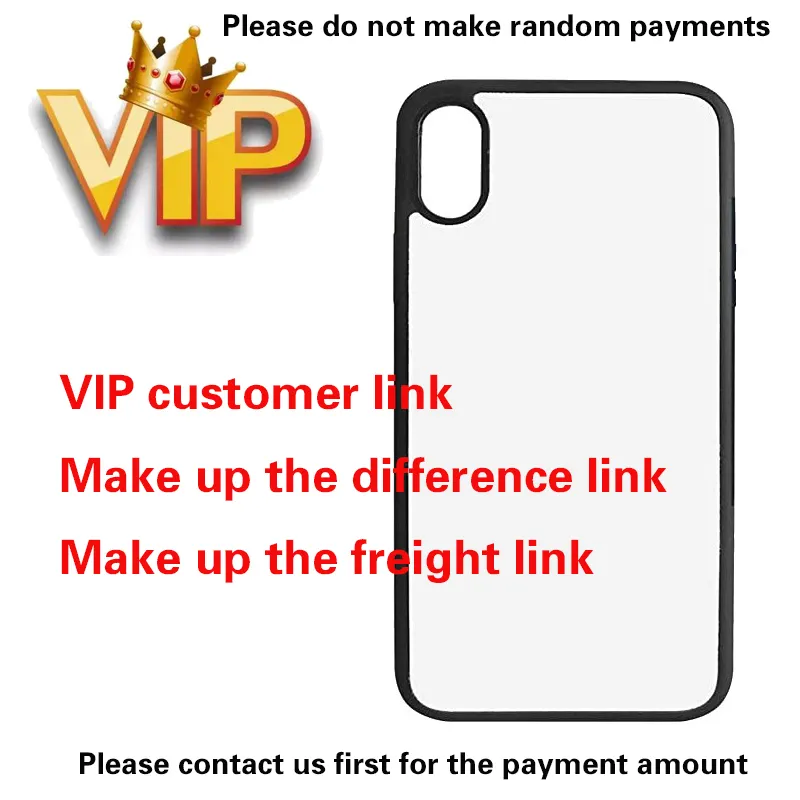 Coques de téléphone VIP Lien de réapprovisionnement du fret client s'il vous plaît contactez-nous d'abord pour le montant du paiement