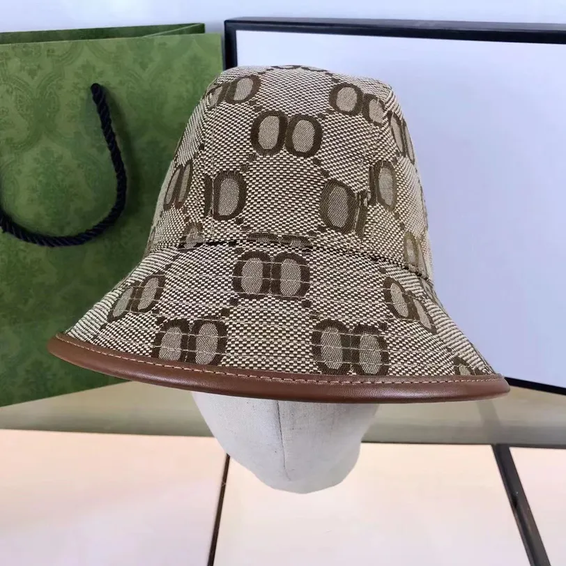 Bucket Hats Designer Bucket Hat luxe mode zonneklep klassieke tweeletterige strandmuts outdoor reispetten goed leuk