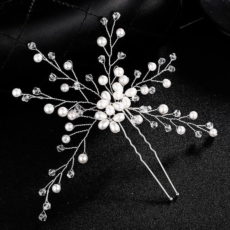 Hair Clips & Barrettes Trendy Ladies Wedding Bride Hairpins Women Prom Bridal Accessories Fashion Pins Headwear For