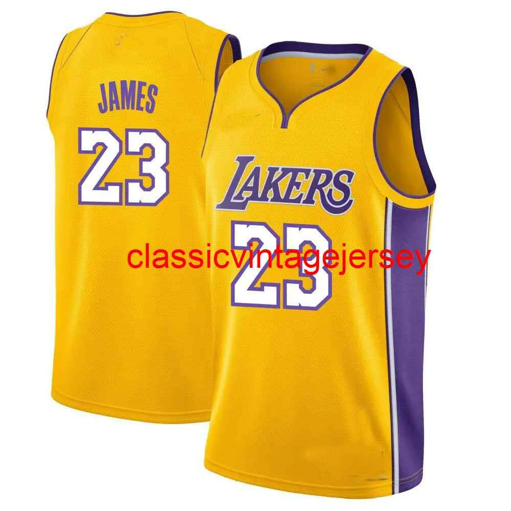 Nya LeBron James Swingman Jersey 23 Sömda män Kvinnor Youth Basketball Jerseys Size XS-6XL