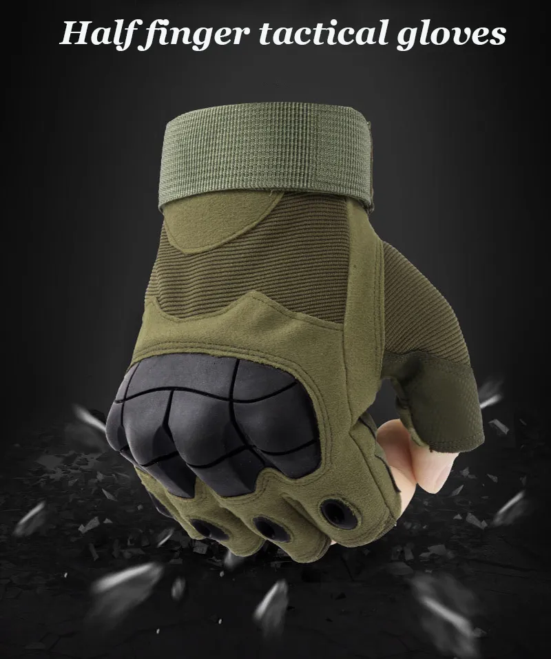 Fingerless tactical shooting gloves cheap