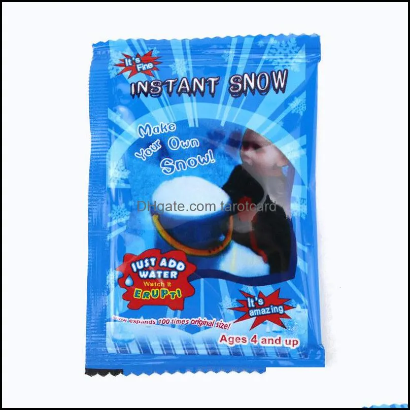 Artificial Snowflakes Fake Magic Instant Snow Powder for Home Wedding Snow Christmas Decorations Festival Party Supplies Wholesale