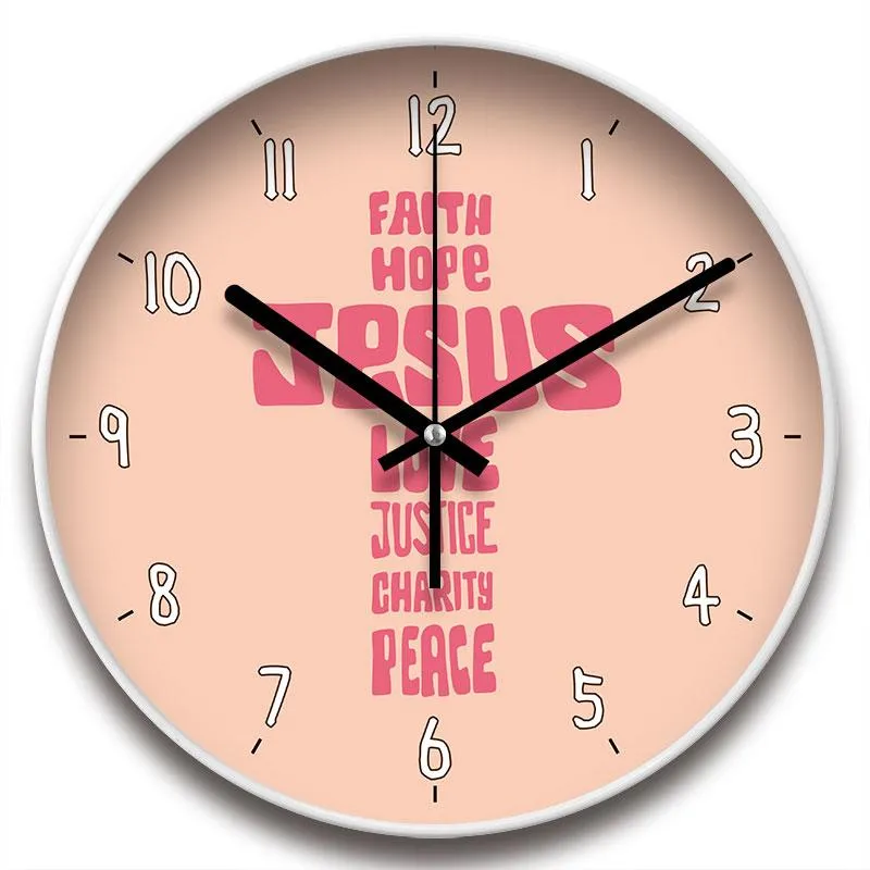Wall Clocks Bible Verse Decor Christian Faith Scripture For Home,Office