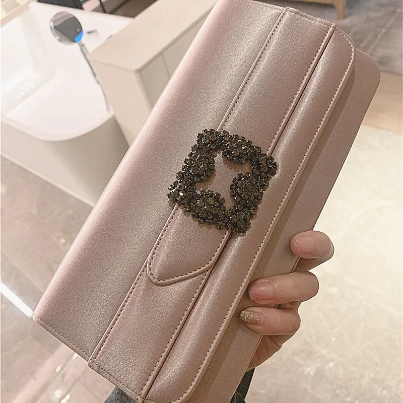 Be008High-end new evening bags designer with pearl button soft evening bag handmade patchwork color fashion boutique lady evening clutch