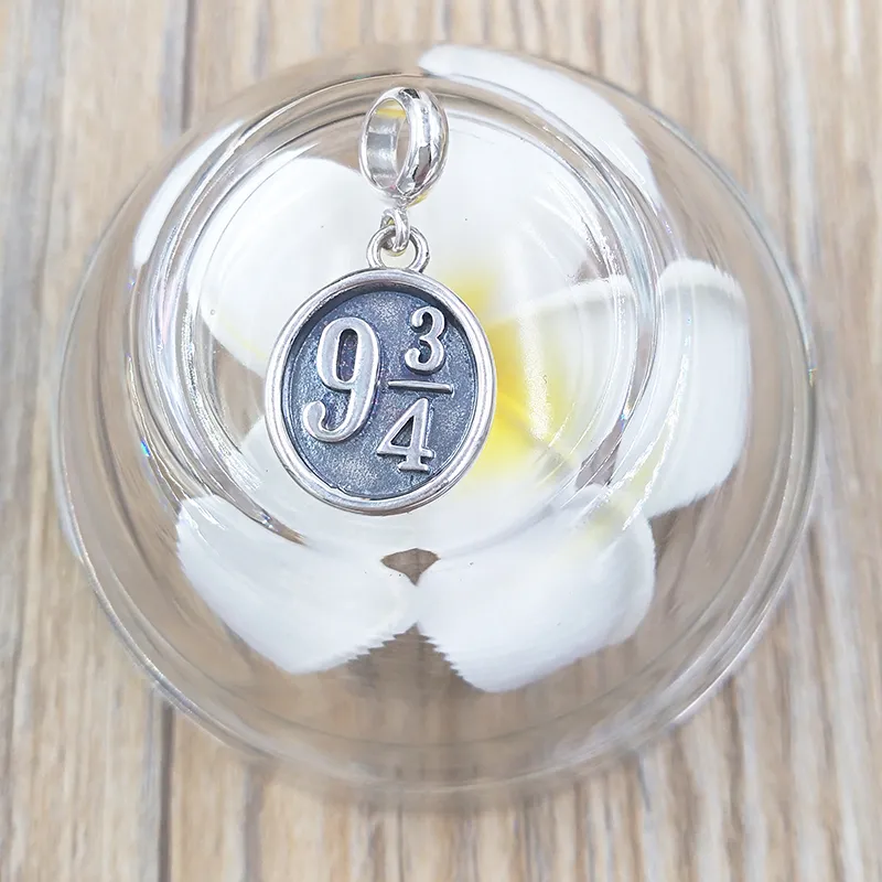 Hot charms jewelry making supplies Hary Poter Platform 9 3/4 style Sterling sier couples bracelets for women men girl boys sets ba_voghion.com