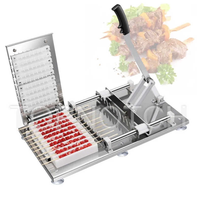 High Effitive Manual Kebab Machine Kuchnia Ręcznie Wear Food Lamb String Ciągłe Meat Maker