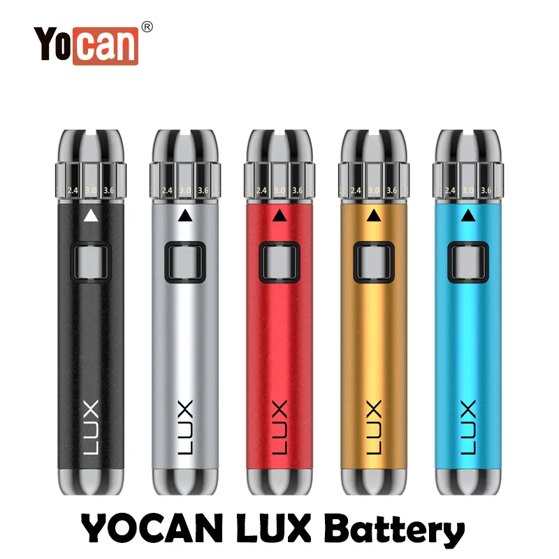 Yocan Lux Vape Pen Battery E Cigarette Mod Style Preheat Batteries