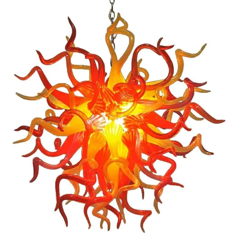 Blown Glass Chandeliers Modern lamps Art Designed Murano Light LED Pendant Lighting for Home Decor