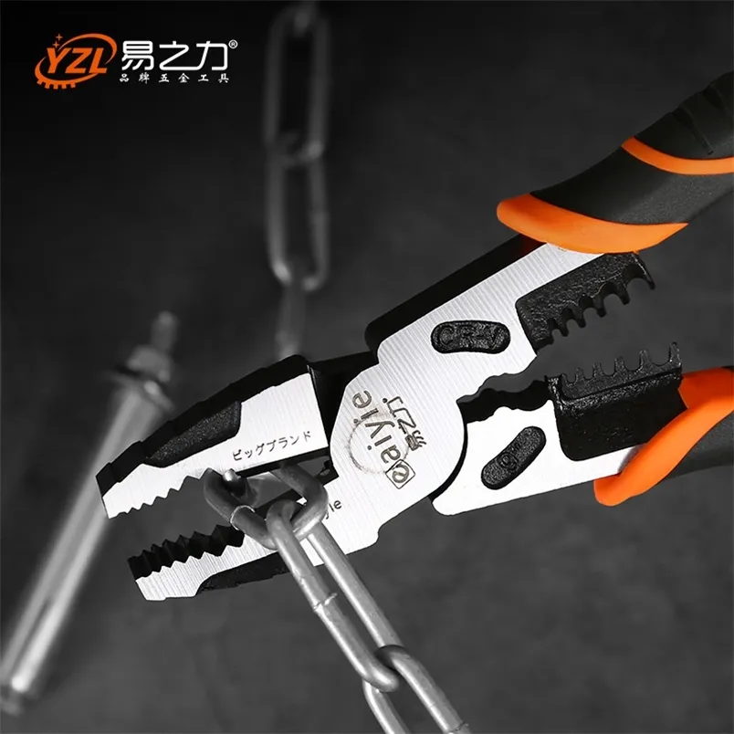 Professional Tools Wire Pliers Set Stripper Crimper Cutter Needle Nose Nipper Wire Stripping Crimping Multifunction Hand Tools 211110