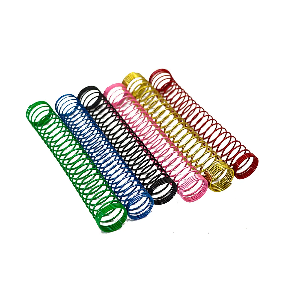 Metal Rainbow Smoking Spring For Hookah Silicone Hose Springs Water Pipe Chicha Narguile Accessories Wholesale