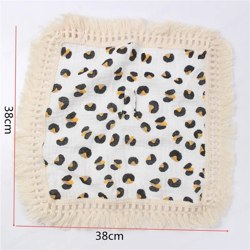 Lilopard® Girl's Collection | Leoprint Bavaglini Triangolari Per Neonati E Bambini | Set Da 2