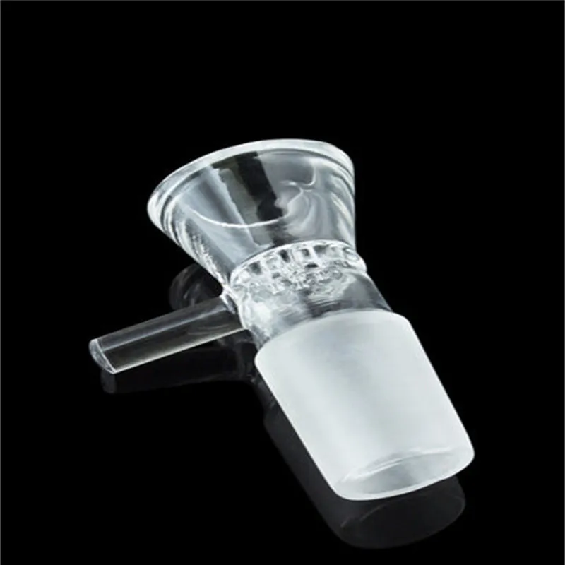 Dropshipping 18.8mm Male Hookah Bong With Built In Clear Glass Bowl