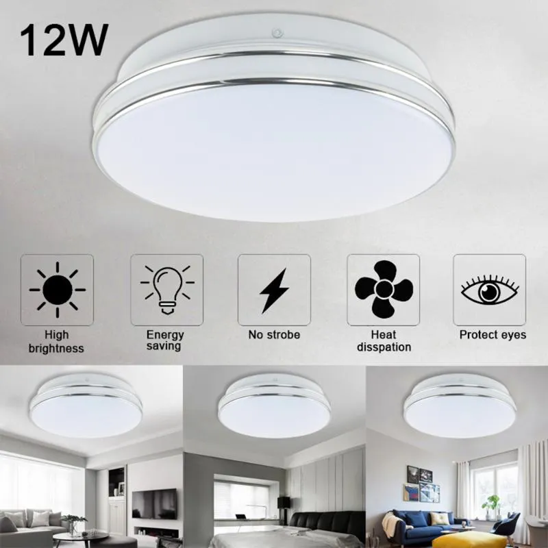 Plafonniers 12W LED lumière ambiante blanche Homekit 220V lampe de montage en Surface pour entrée de salon/couloir/balcon