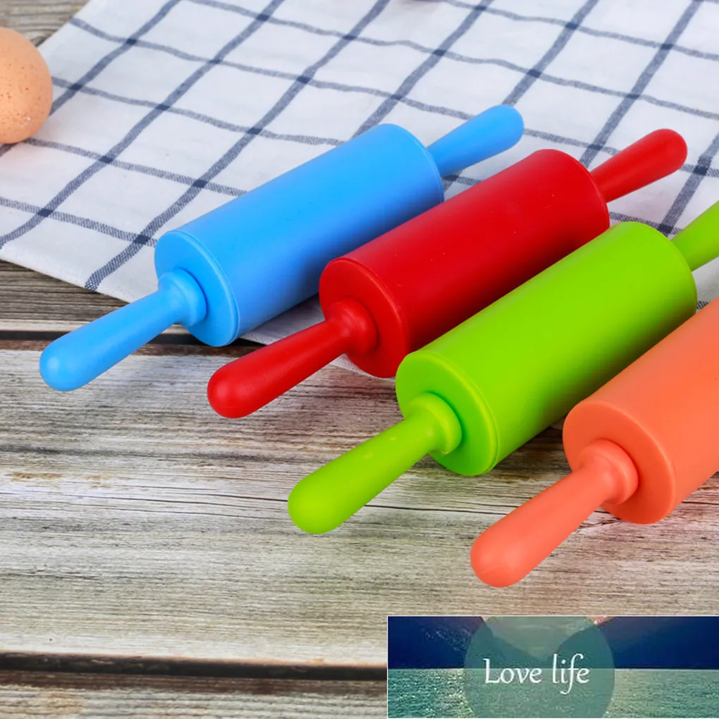 Manche en bois antiadhésif Rouleau à pâtisserie en silicone Pâte à pâtisserie Rouleau à farine Cuisine Cuisson Outils de cuisson Prix d'usine Conception experte Qualité Dernier style original