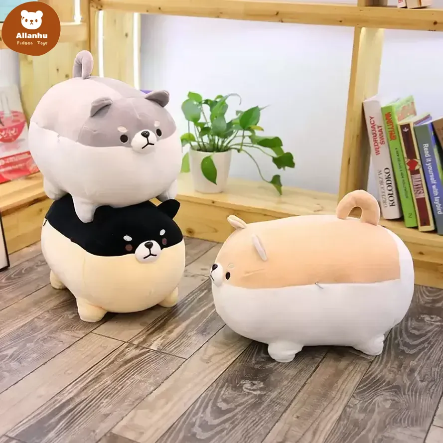 40 cm di buon auspicio inizio peluche Shiba Inu giocattoli di peluche Anime Corgi Kawaii cane morbido cuscino regali per ragazze dei ragazzi wjy591