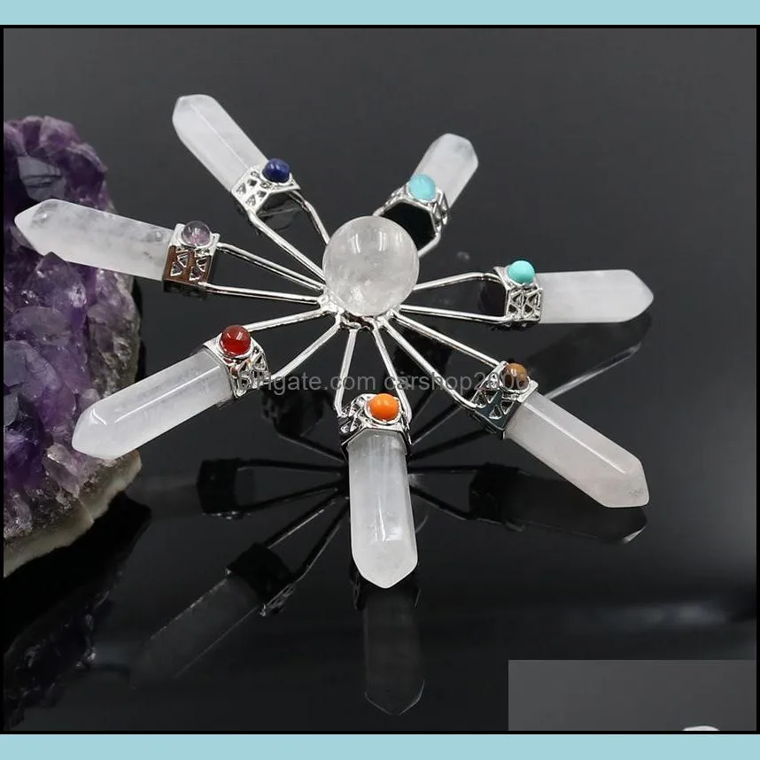 Natural pendant men and women ornaments crystal transfer beads energy 2019 new products