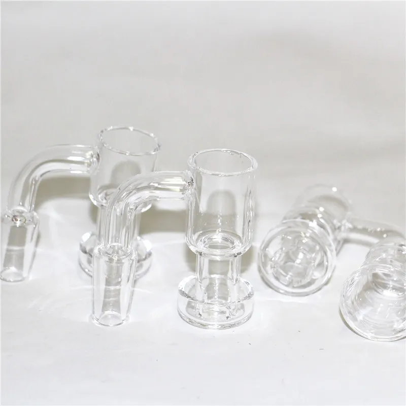 Accessoires pour fumeurs Beracky fait à la main Quartz vide Banger Domeless Terp Slurper Up clou d'huile avec seau de 25mm fond de 30mm pour les plates-formes de bong en verre