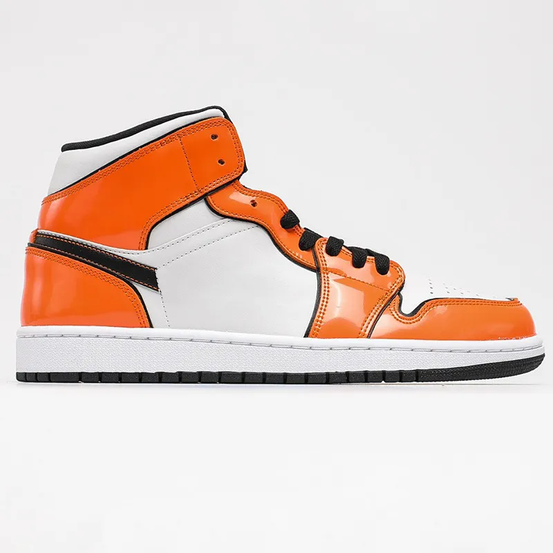 Top Quality Jumpman 1 Mid Basketball Shoes SE Turf Orange classical 1s Designer Fashion Sport running shoe With Box.