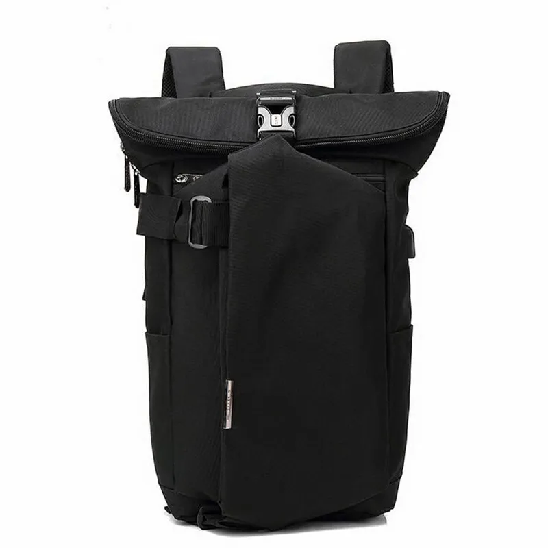 Erkek eğlence seyahat su geçirmez sırt çantası laptop schoolbag eğlence seyahat su geçirmez usb şarj çantası erkek sırt çantası