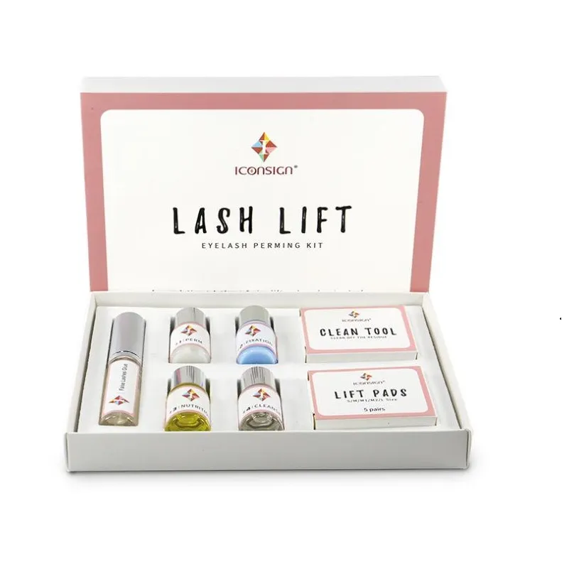 ICONSIGN Professionele Lash Lift Kit Wimper Set voor Wimpers Perm met Rods Lijm Dropshipping Beauty Salon wimpers Hefwerktuigen