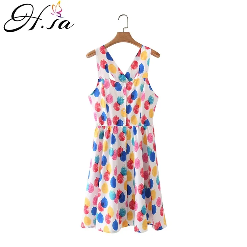 Hsa Summer Women Lace Stitching Floral Tank Dress Vintage Sleeveless Boho Beach Dresses Casual Loose Colorful Women Cloth 210716