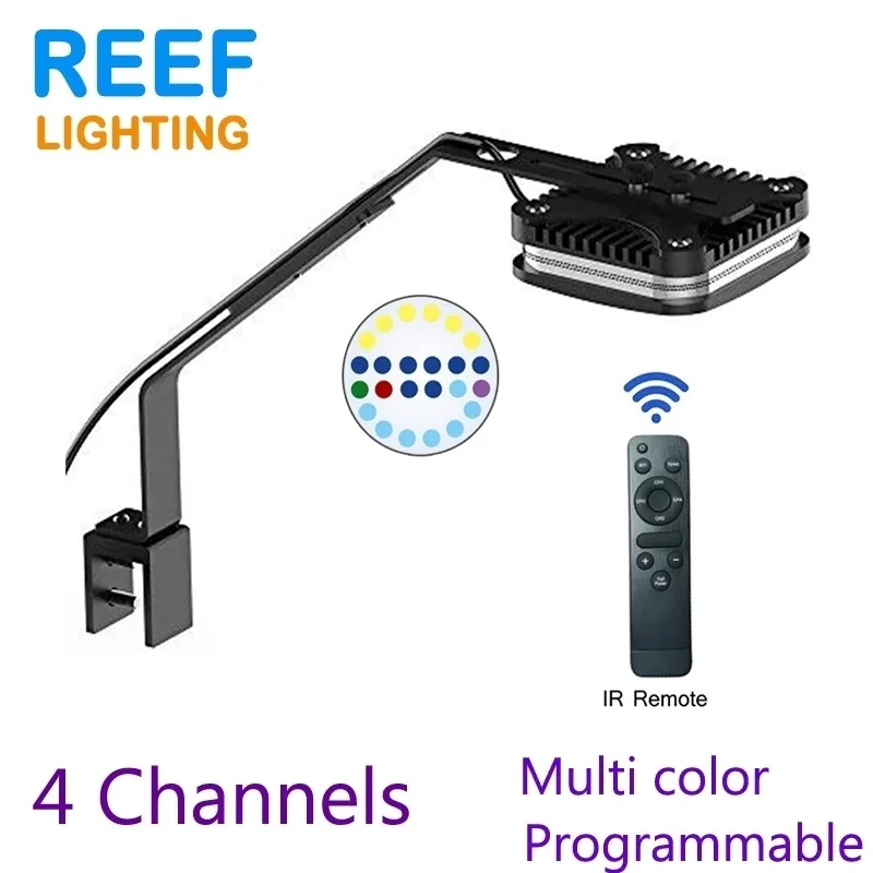 SPECTRA 36W Aqua Knight V2 LED Aquarium lamp for reef coral marine aquarium lighting Fish Nano Tank with remote control Y200917