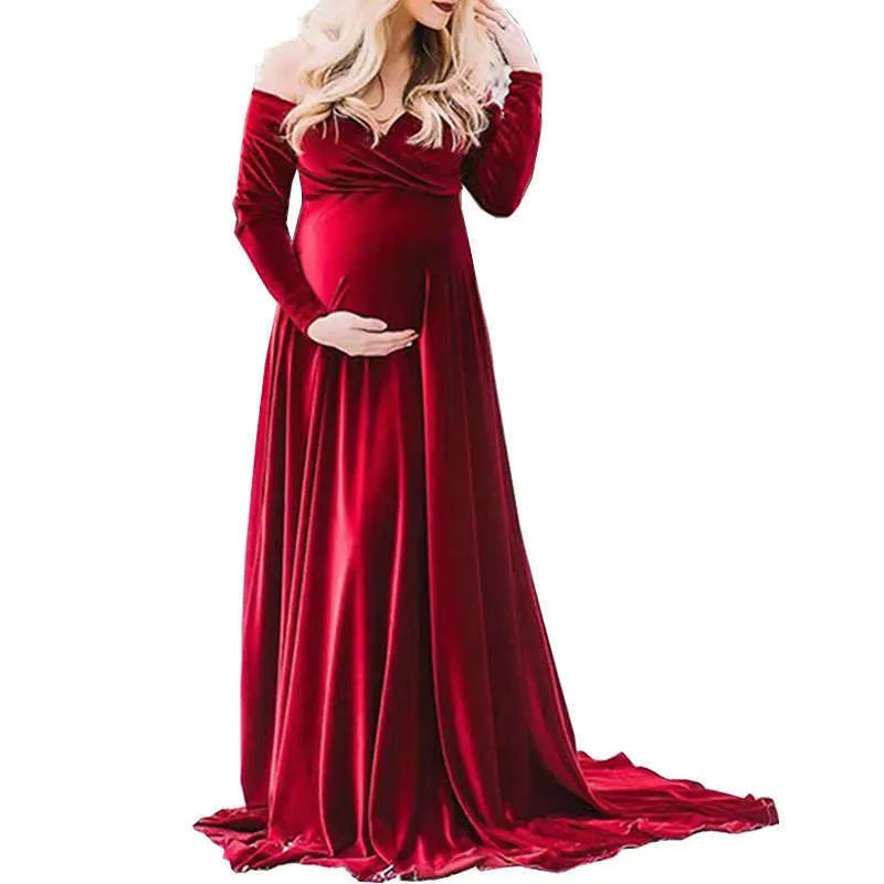 velvet maternity dress Velvet Midi Maternity Dress – Maeva main image 1