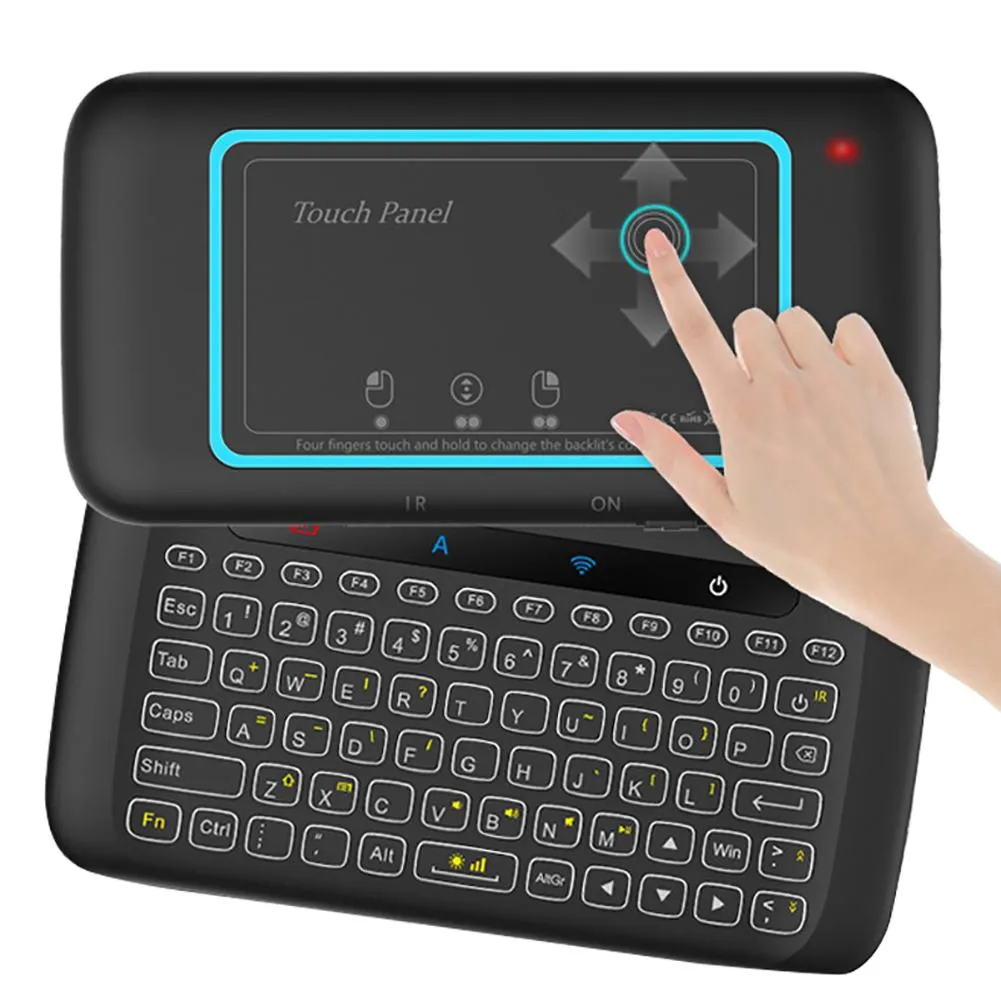 H20 Universal Backlight Touchpad Teclado Air Air Wireless Mouse Control remoto para TV Android TV / Mini PC / TV Bluetooth Mouse Hot Hot