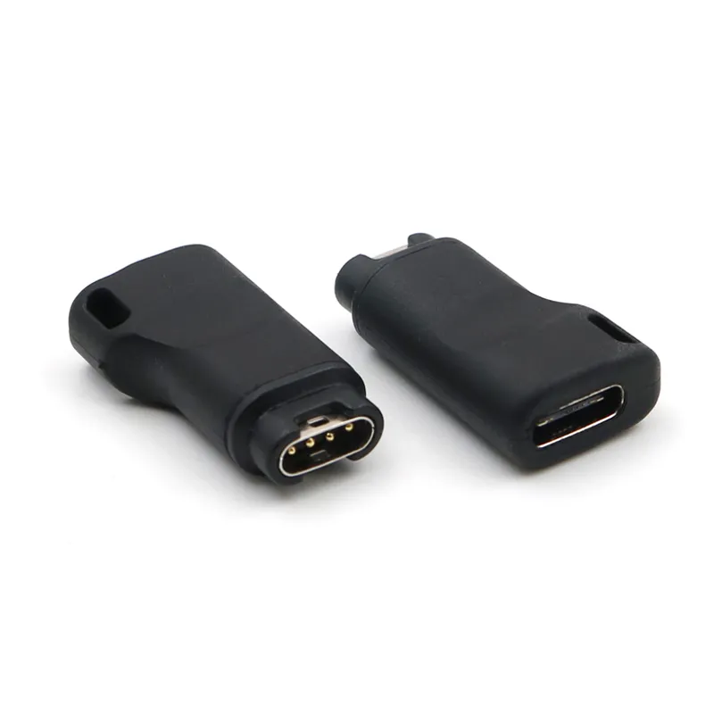 USB Type C Женщина до 4Pin Charge Converter для Garmin Forerunner 45 245 935 945 Vivoiqui Active 3 Trainer Fenix ​​5x 5s + Plus 6x 6s Pro