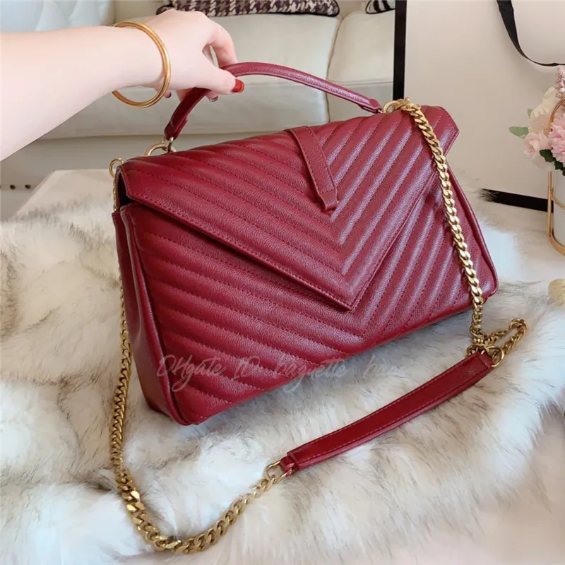 Cüzdan lüks tasarımcı Kadın moda omuz el çantası rahat bayan çanta deri zincirler fermuar ve çile askılı çanta iş tote bayanlar crossbody cüzdan