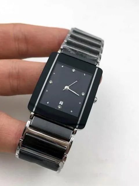 Classic Rectangle Quartz Wristwatches: Sleek Black... From Mz ...