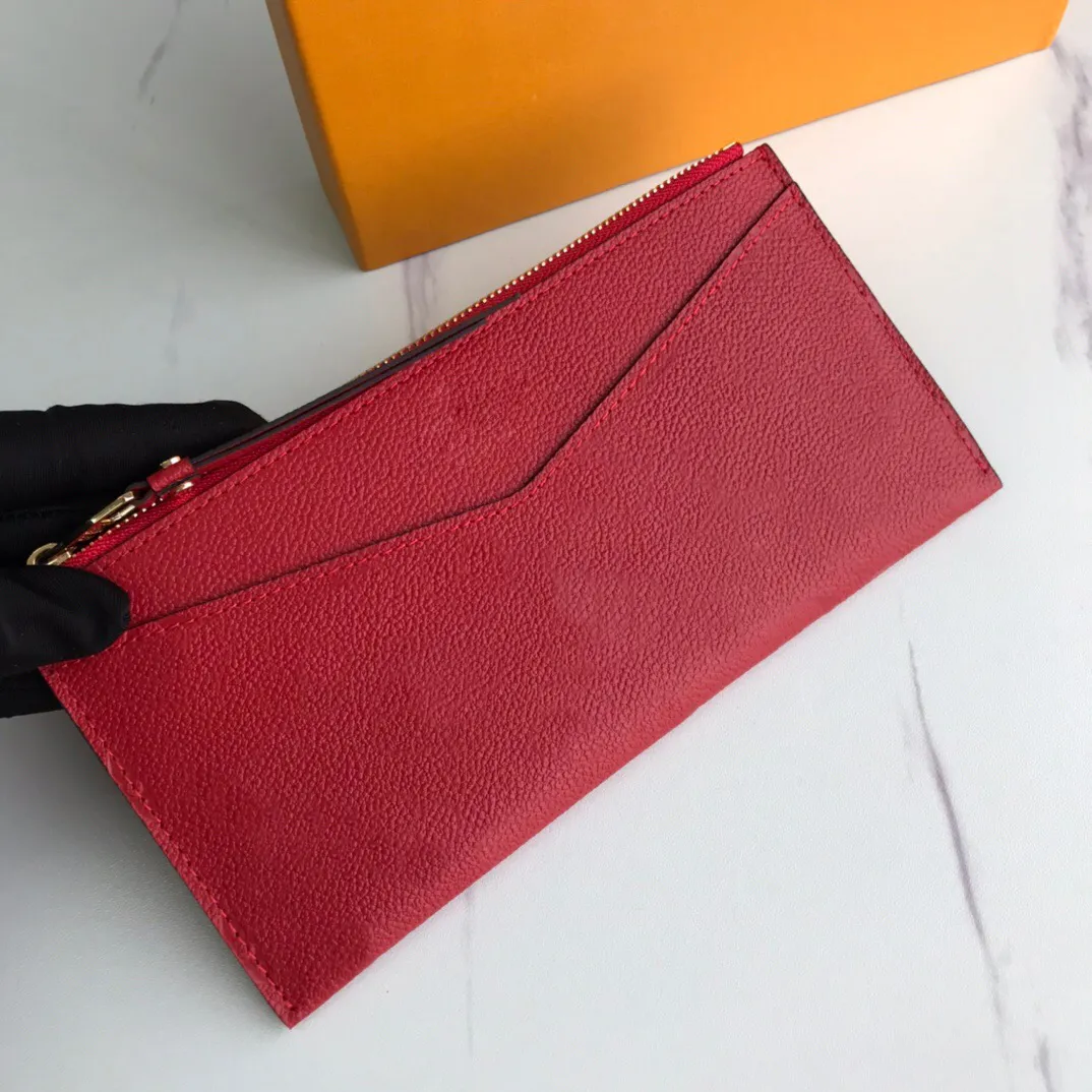 Luxus Designer Tasche Geldbörsen Damen Geldbörsen Reißverschluss Tasche Weibliche Geldbörse Mode Kartenhalter Tasche Lange Frauen Tragetaschen Wit276h