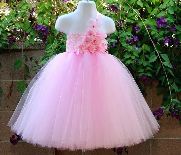 Vestido de princesa tule para bebê, crochê, tutu, bebê, menina