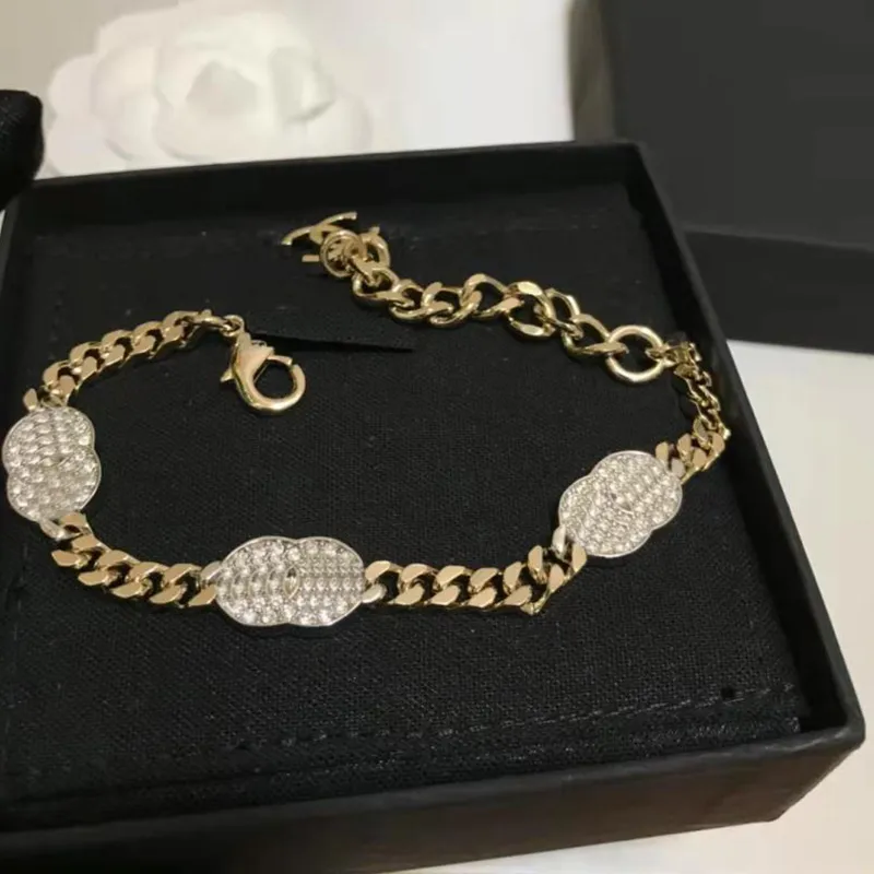Bracelets for Women tp link deco Letter C Pattern Designer Brass with Diamond X1108b197c