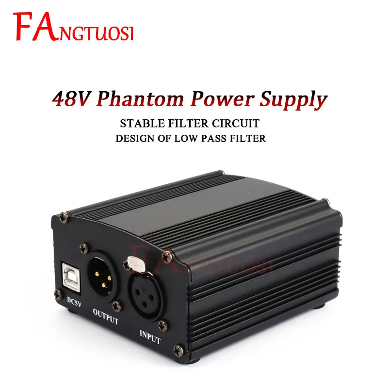 Fangtuosi Karaoke BM800 마이크로폰 XLR Cannon Cable Studio Mikrofon Phantom Power BM 800 콘덴서 마이크