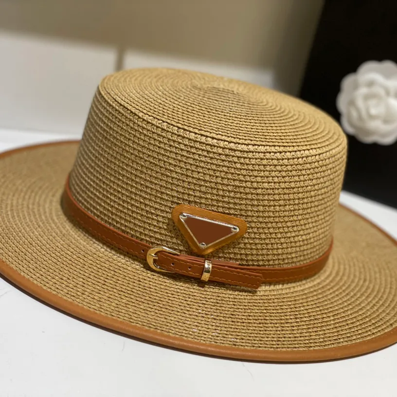 Солома для женщин дизайнеры шляпы Hats Mens S Basin Cap Fashion Dely Formal Hat Высококачественные Sunhats Универсальные шапки