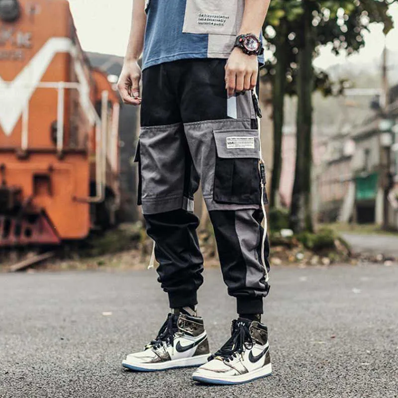 FASHION Men's Casual Hip Hop Harem Pants Trousers Cargo Joggers Streetwear  Pants