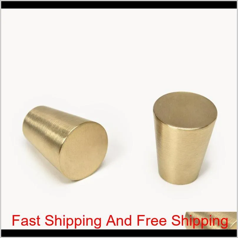 furniture knob solid brass handles for furniture wardrobe cabinet doors kitchen drawer cabinet pull handle wholesale price