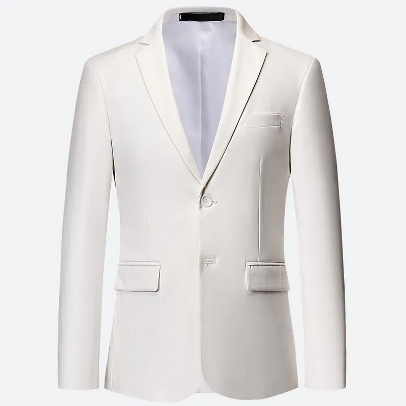 White slim fit suit jacket cheap