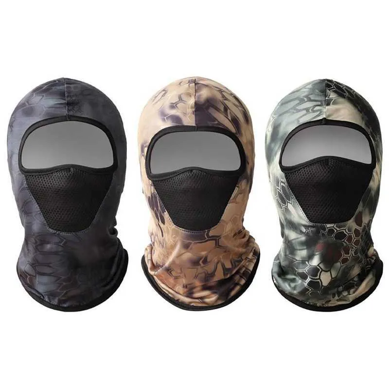 3d jaktjägare kamouflage camo huvudbonad balaclava ansikte mask för wargame paintball jakt fiske cykling mask utrustning y1020