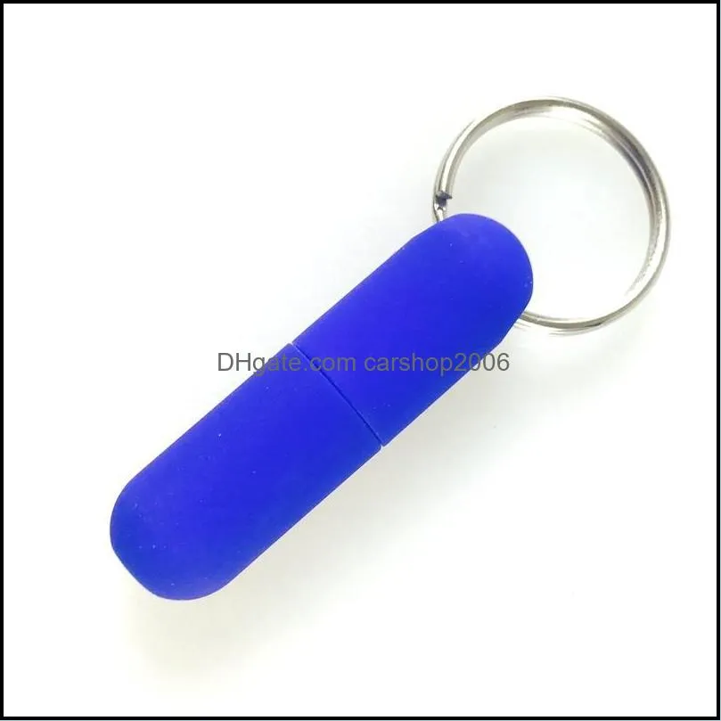 Portable Cigars Opener Drilling and Punching Rubber Simple Travel Keychain Cigar Accessories Tool HWD9239