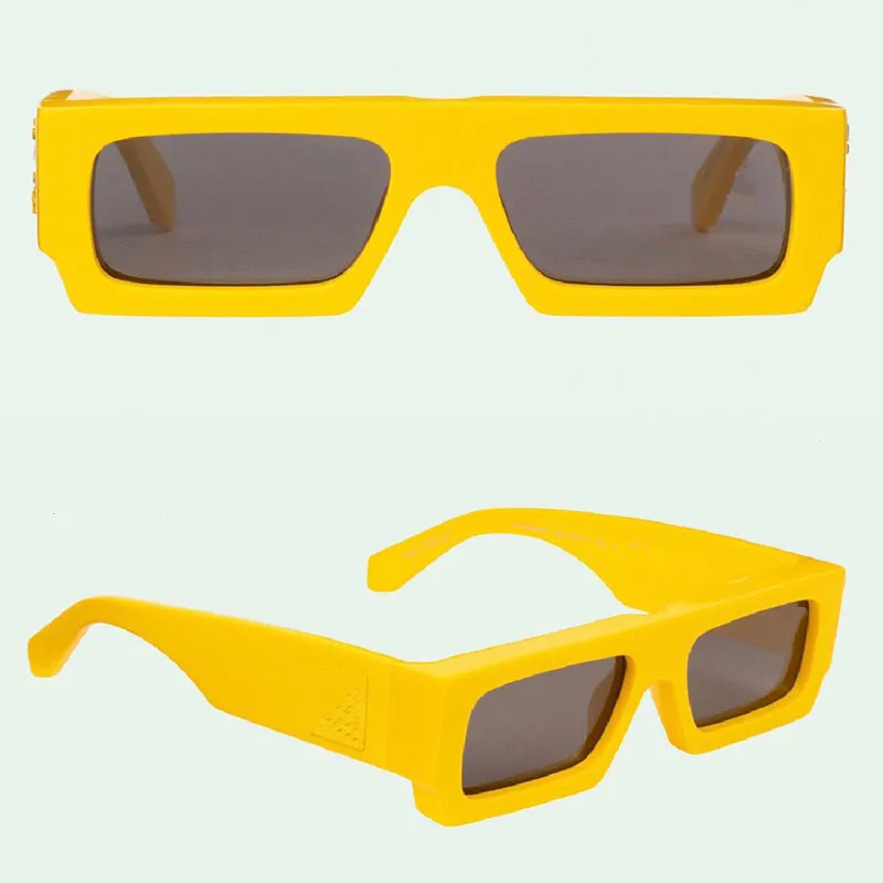Designer Solglasögon OMRI006 Classic Black Full-Frame Eye Protection Fashion i006 offs solglasögon UV400 Skyddslinser Mänglas i original