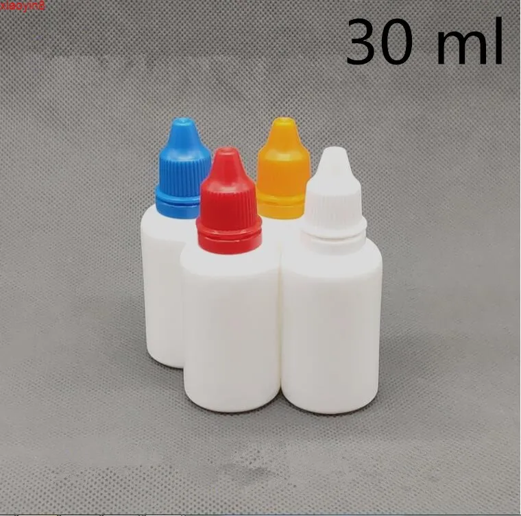 100pcs 30 ml brancos pequenos garrafas de óleo essencial de plástico
