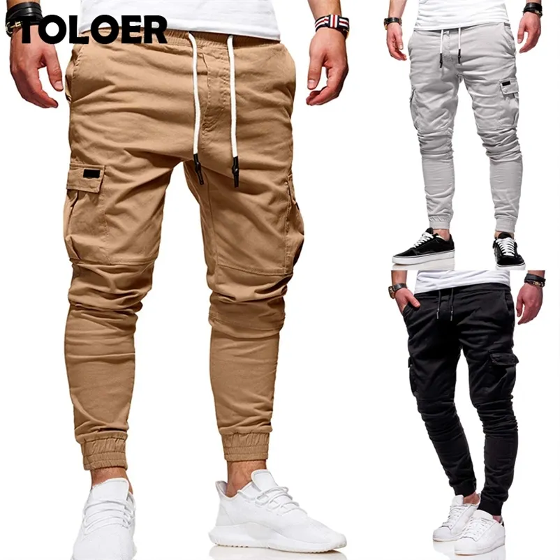 Män jogger byxor mode sweatpants män fitness bodybuilding gym byxor manliga löpare kläder höst casual harem byxor 210723