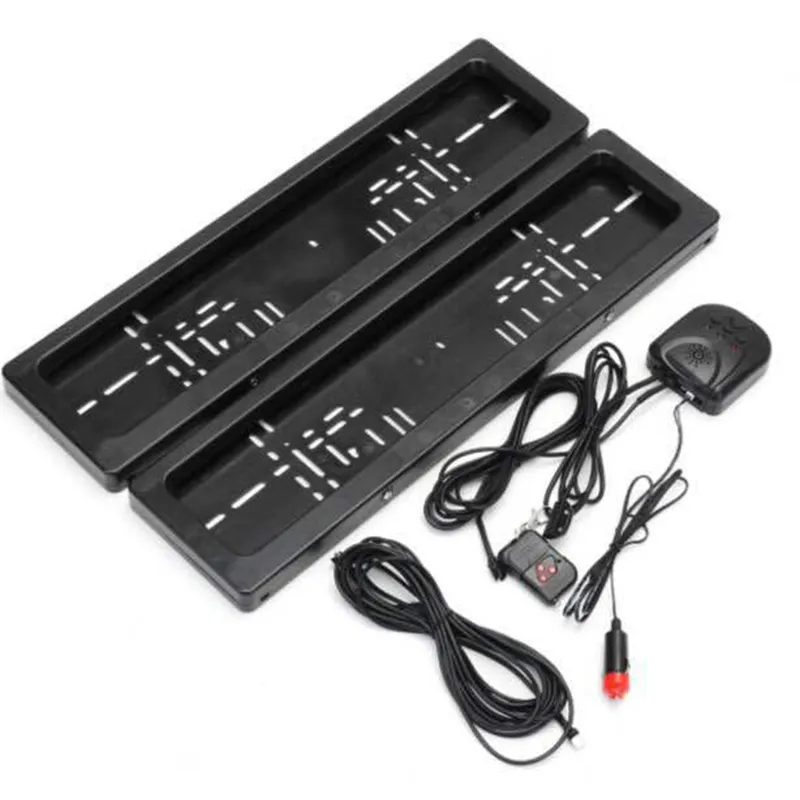 Stealth License Plate Frame Kit US Standard Electric Remote Control Shutter Cover for Concealed Plates