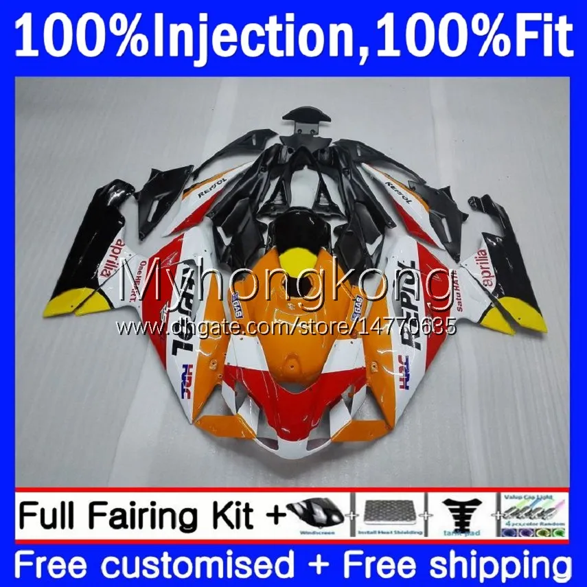 Injeção para Aprilia RSV125RR RSV 125 RS 125 RR 125RR RSV-125 12-16 Corpo 12No.145 Rs125 Repsol Laranja RSV125 12 13 14 2015 2016 RS-125 RS4 2012 2013 2014 15 16 Fairing OEM