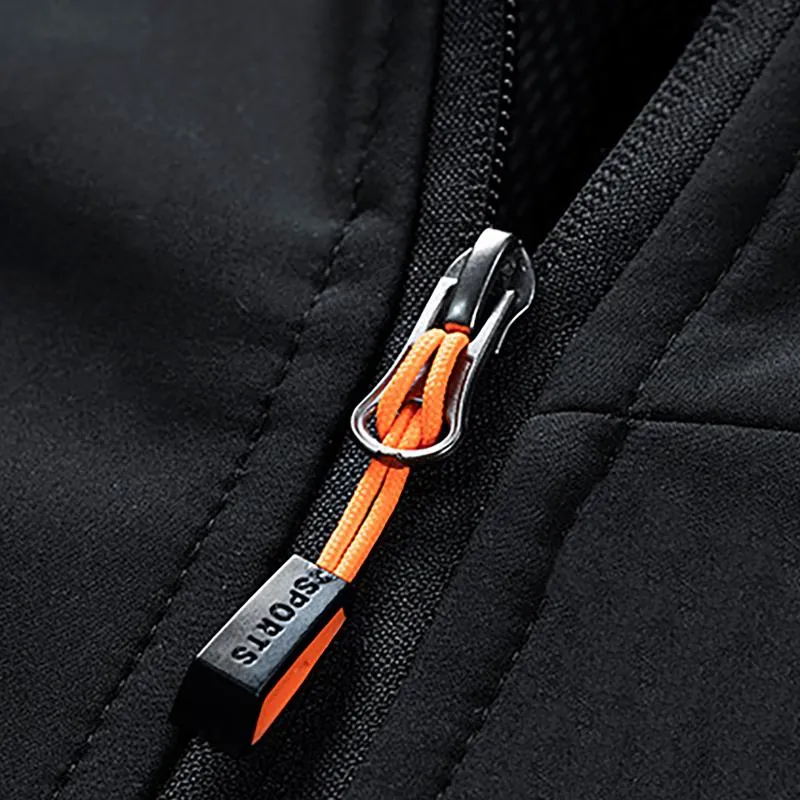 Thick And Warm Mens Heated Jacket With Waterproof Hoodie And